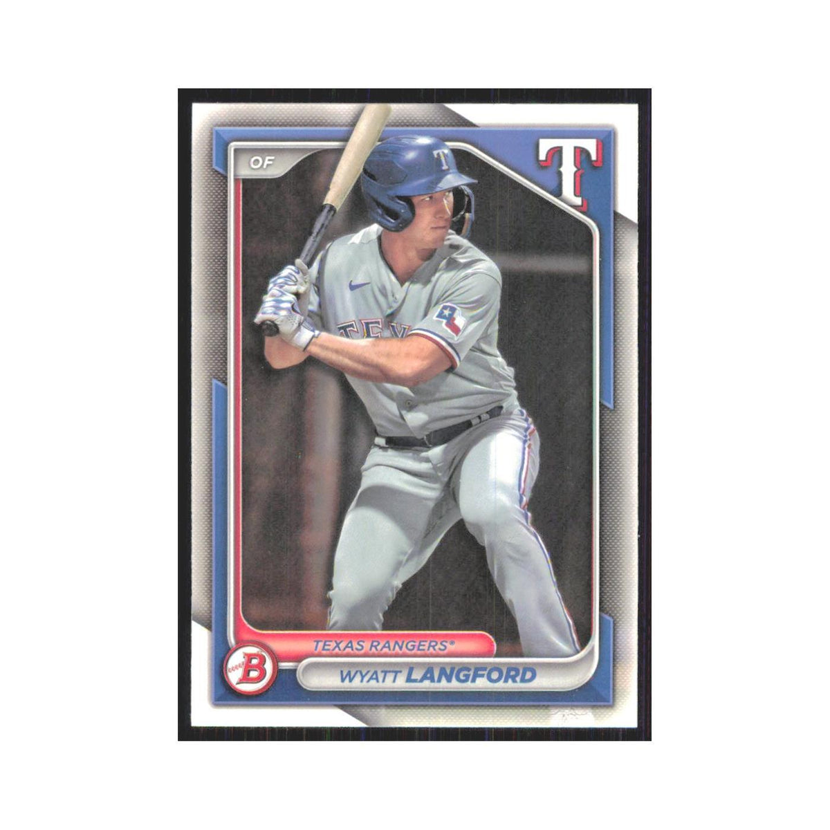 2024 Bowman Prospects Wyatt Langford Rangers #BP-64