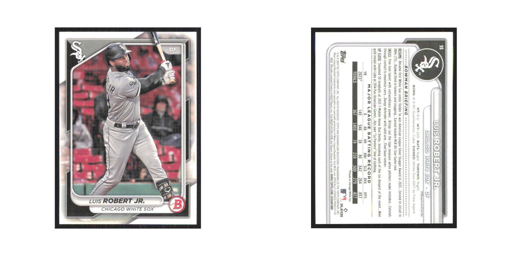 2024 Bowman Luis Robert Jr. White Sox #55