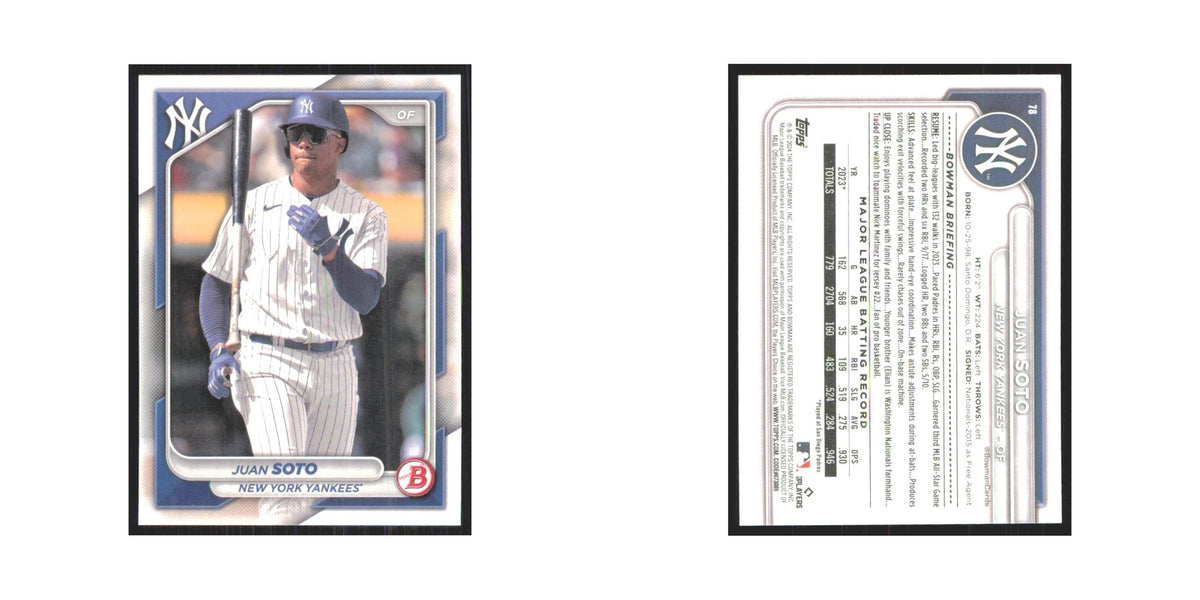 2024 Bowman Juan Soto Yankees #78