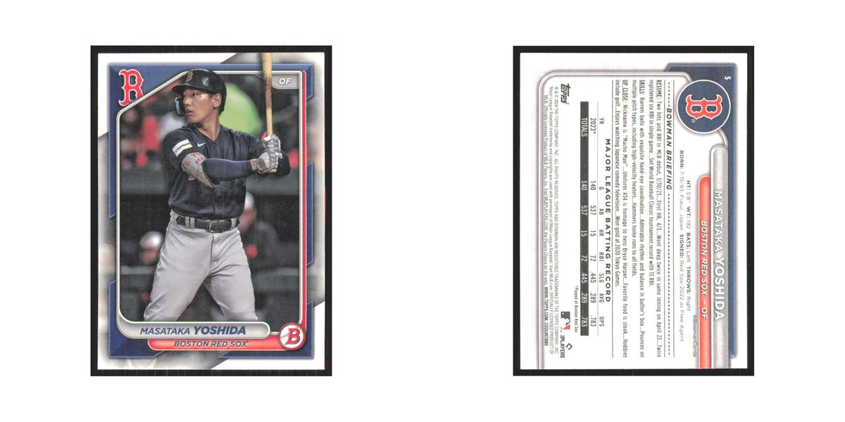2024 Bowman Masataka Yoshida Red Sox #5