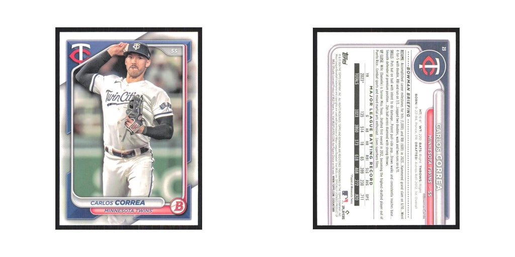 2024 Bowman Carlos Correa Twins #23