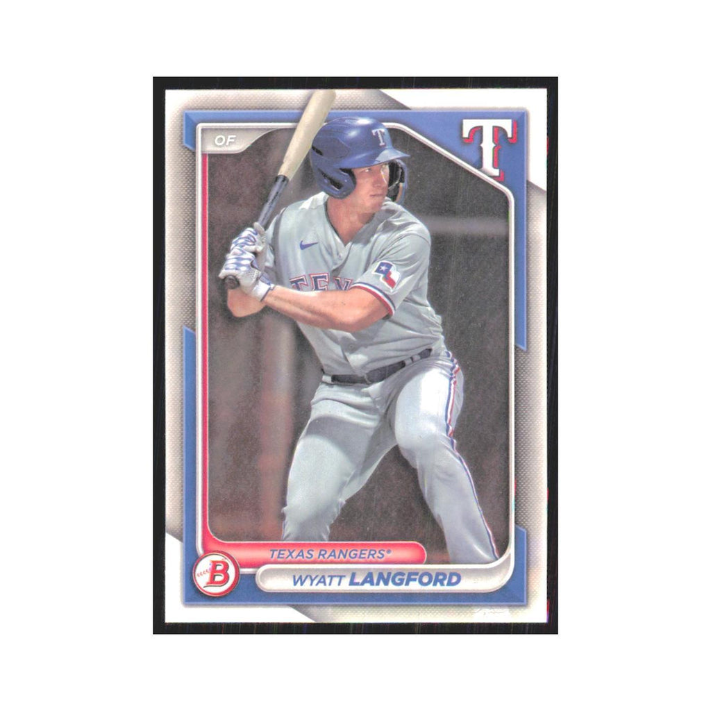 2024 Bowman Prospects Wyatt Langford Rangers #BP-64