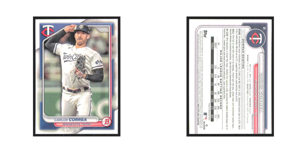 2024 Bowman Carlos Correa Twins #23