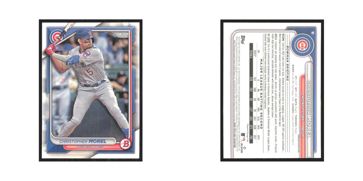 2024 Bowman Christopher Morel Cubs #91