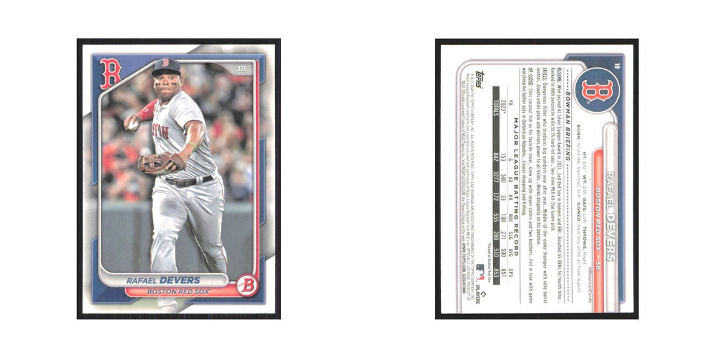 2024 Bowman Rafael Devers Red Sox #10