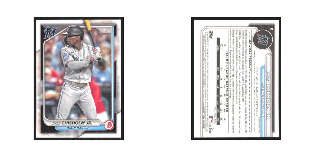 2024 Bowman Jazz Chisholm Jr. Marlins #95