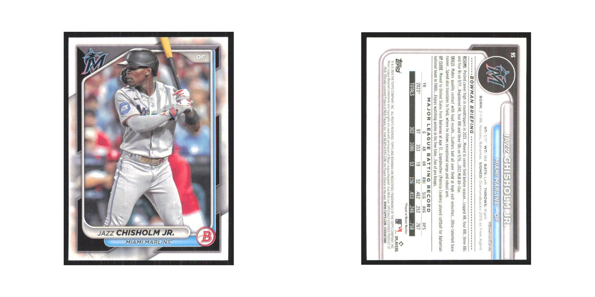 2024 Bowman Jazz Chisholm Jr. Marlins #95