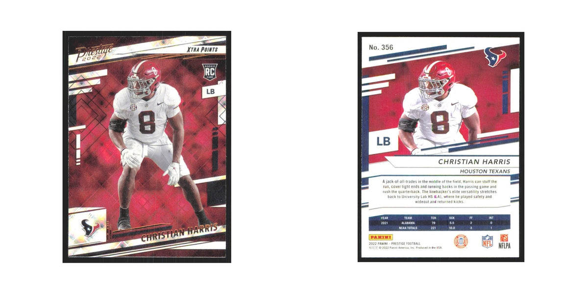 2022 Panini Prestige Christian Harris RC Texans #356