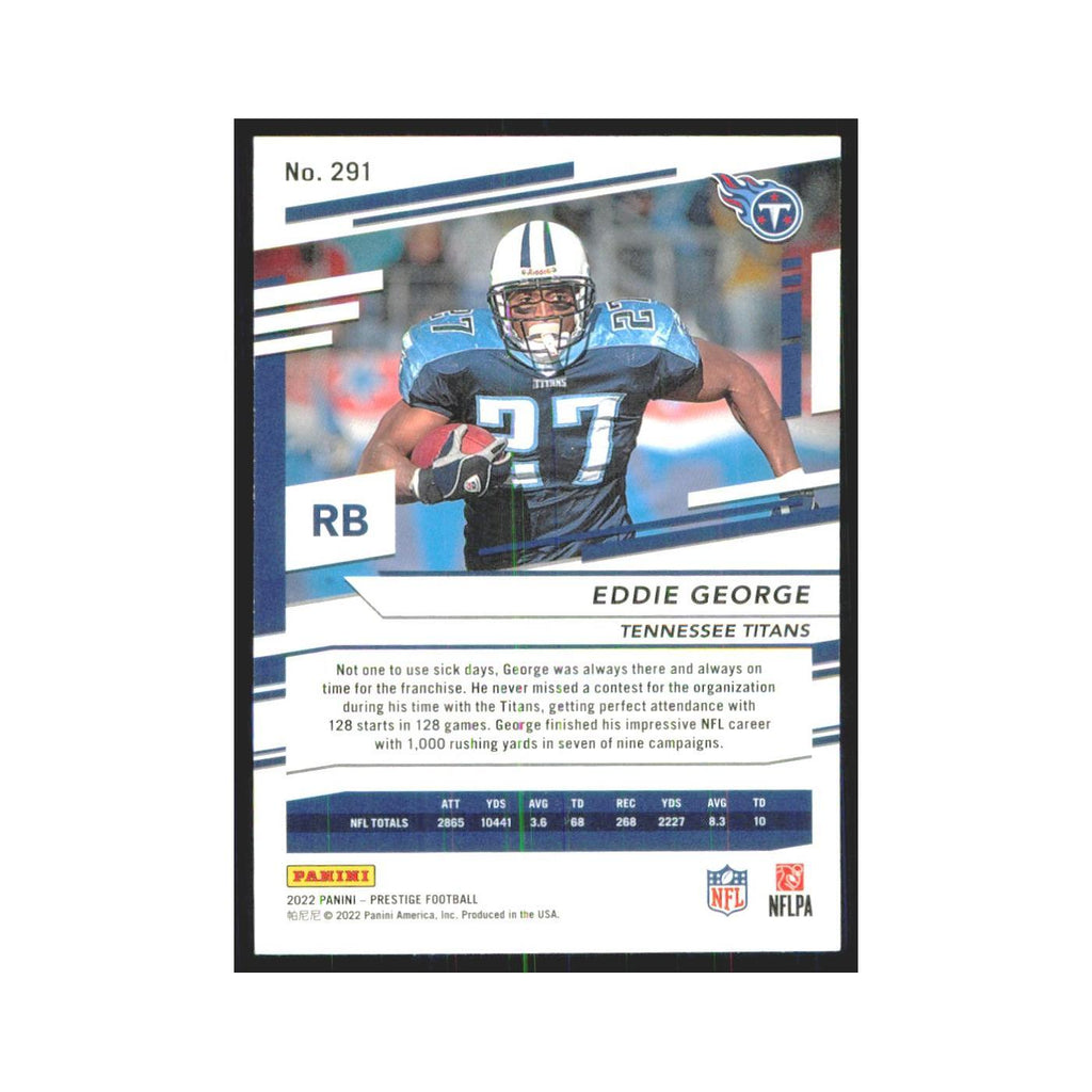 2022 Panini Prestige Eddie George Titans #291