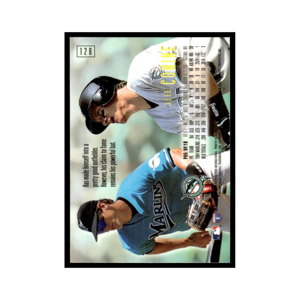 Jeff Conine 1995 SkyBox E-Motion #128 Florida Marlins Baseball Card NM