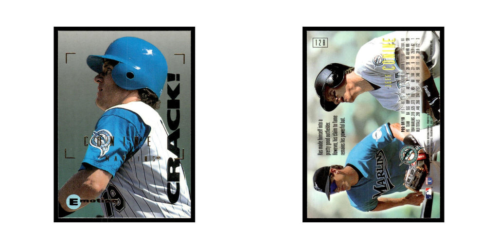Jeff Conine 1995 SkyBox E-Motion #128 Florida Marlins Baseball Card NM