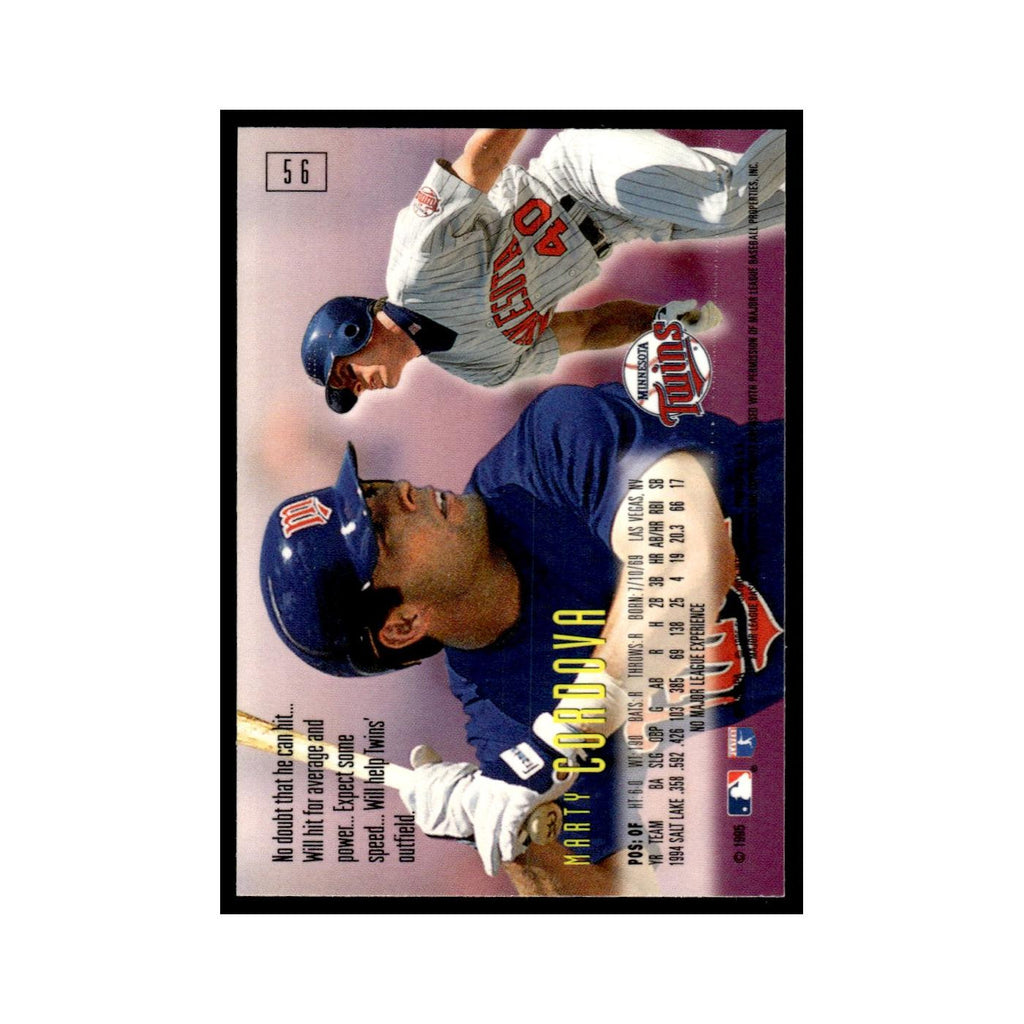 Marty Cordova 1995 SkyBox E-Motion #56 Minnesota Twins Baseball Card NM