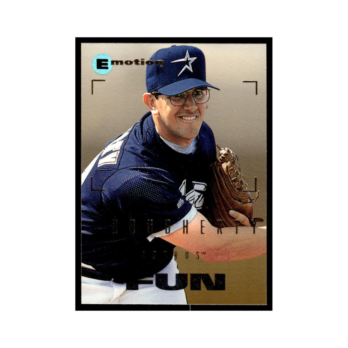Jim Dougherty 1995 SkyBox E-Motion #137 Houston Astros Baseball Card NM