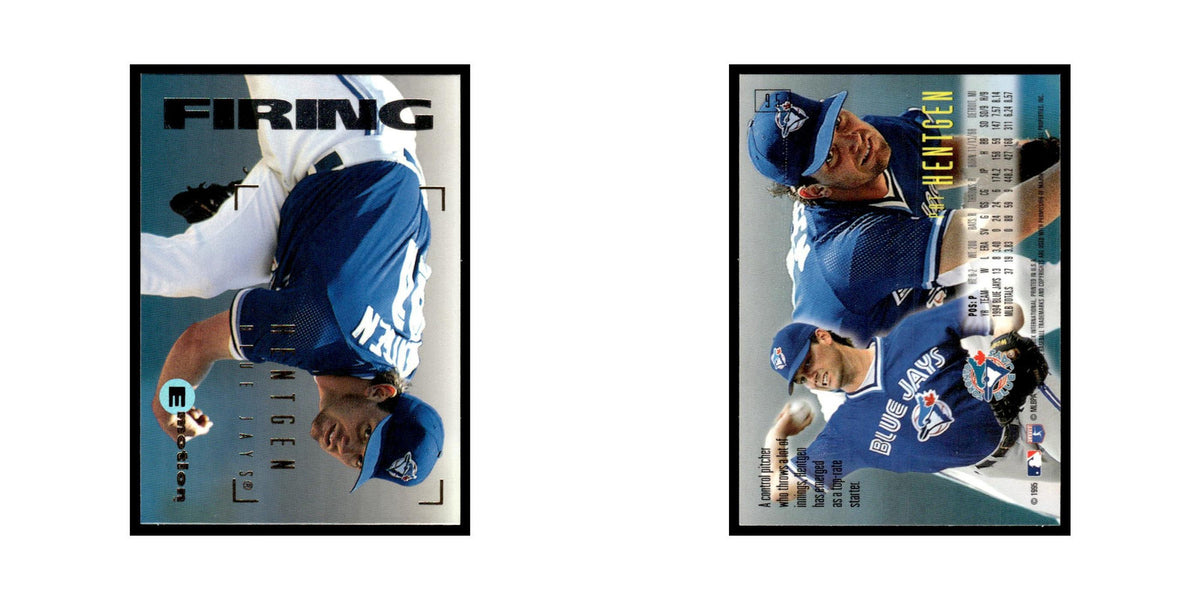 Pat Hentgen 1995 SkyBox E-Motion #95 Toronto Blue Jays Baseball Card NM