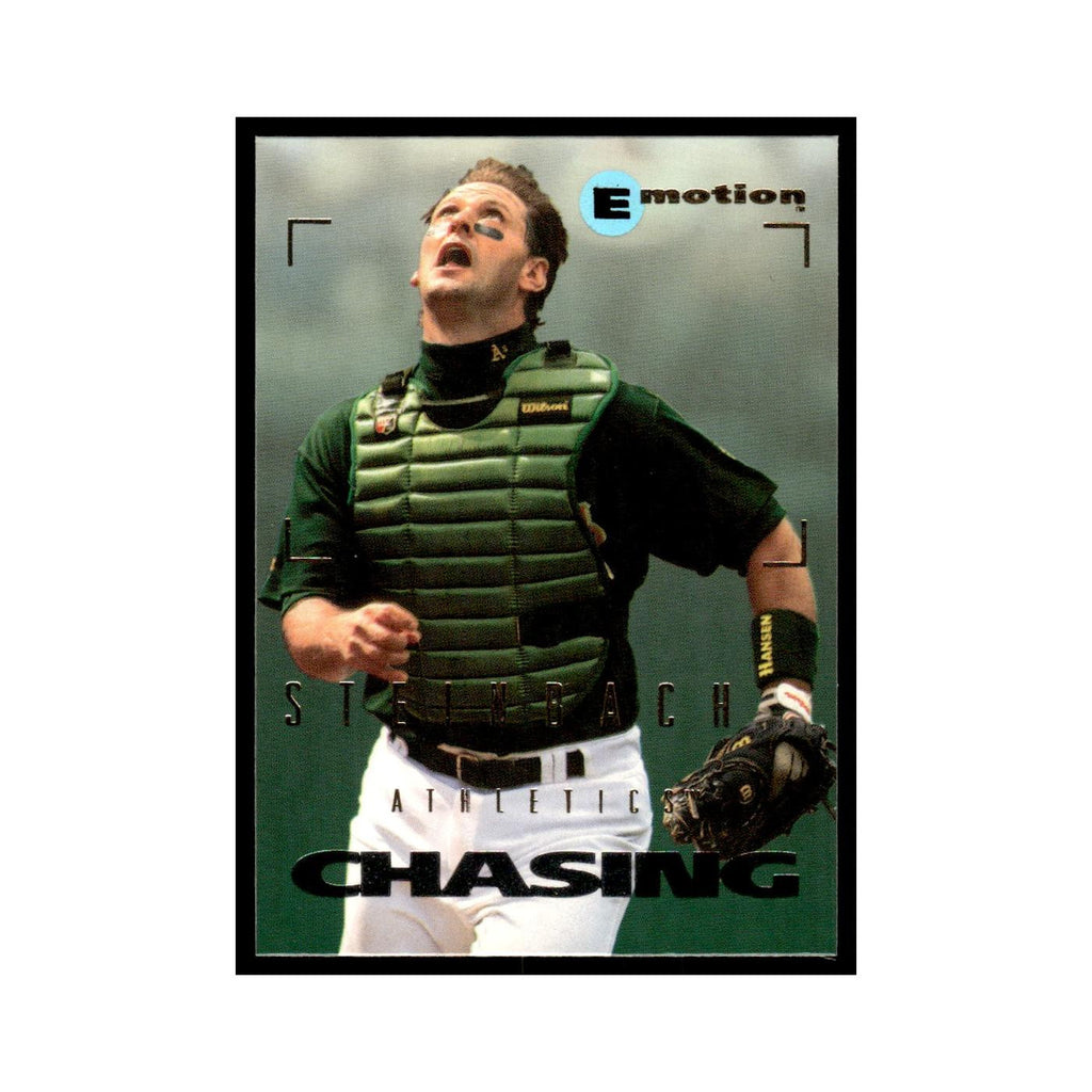Terry Steinbach 1995 SkyBox E-Motion #75 Oakland Athletics Baseball Card NM