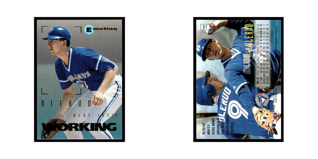 John Olerud 1995 SkyBox E-Motion #97 Toronto Blue Jays Baseball Card NM