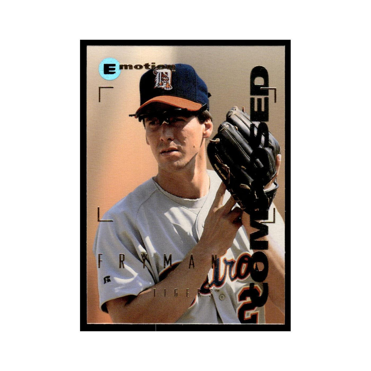 Travis Fryman 1995 SkyBox E-Motion #43 Detroit Tigers Baseball Card NM
