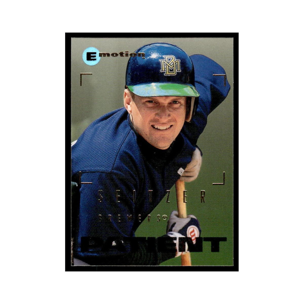 Kevin Seitzer 1995 SkyBox E-Motion #55 Milwaukee Brewers Baseball Card NM