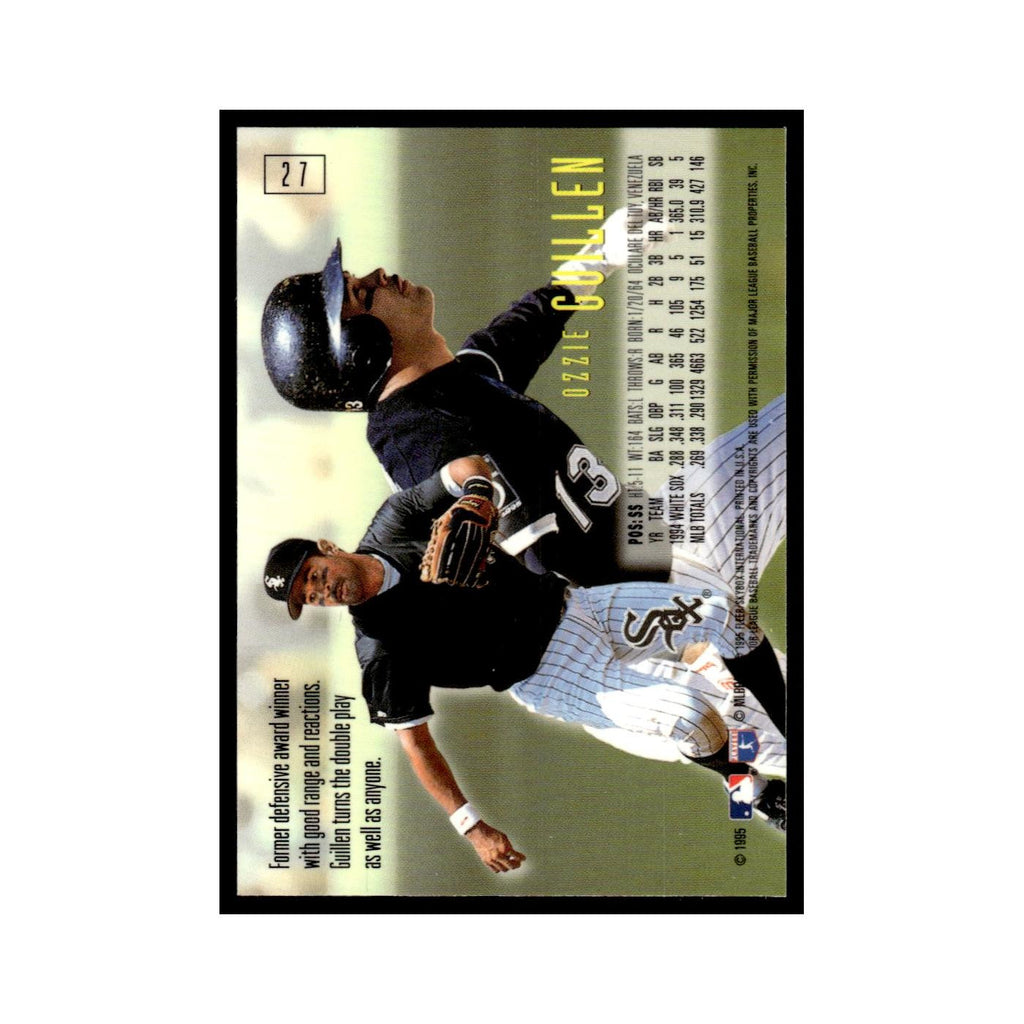 Ozzie Guillen 1995 SkyBox E-Motion #27 Chicago White Sox Baseball Card NM