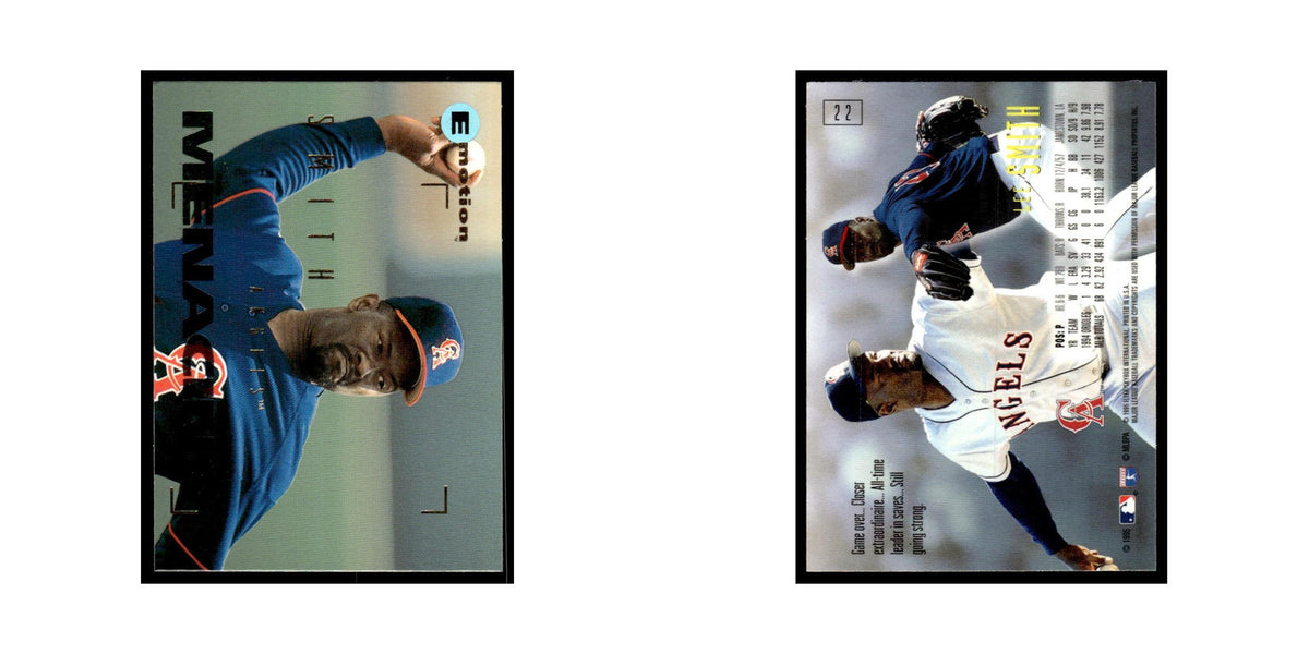 Lee Smith 1995 SkyBox E-Motion #22 California Angels Baseball Card NM