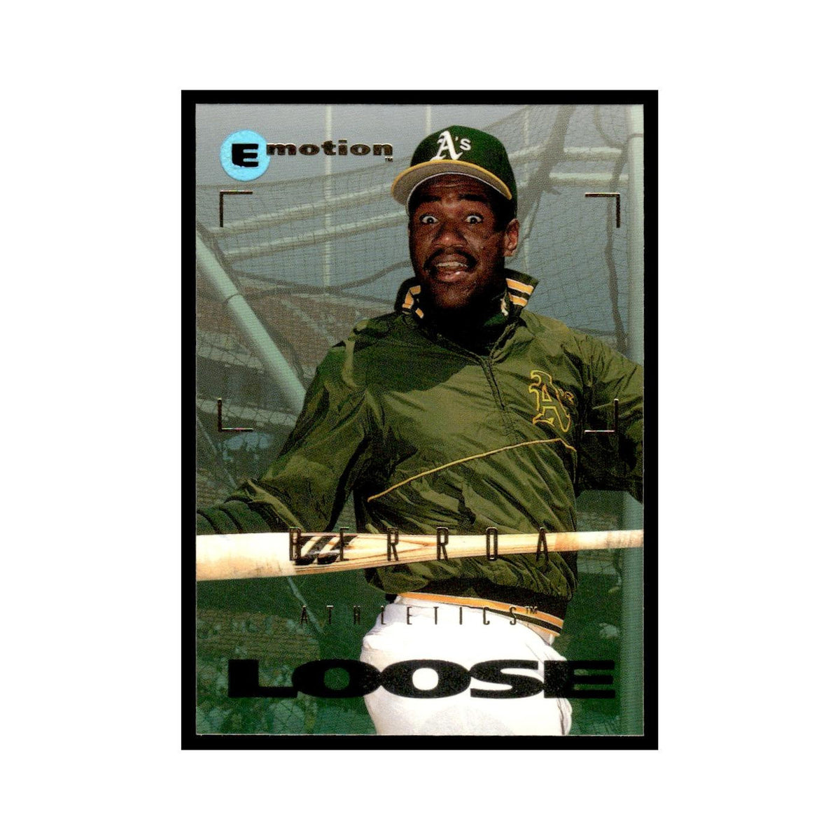 Geronimo Berroa 1995 SkyBox E-Motion #69 Oakland Athletics Baseball Card NM