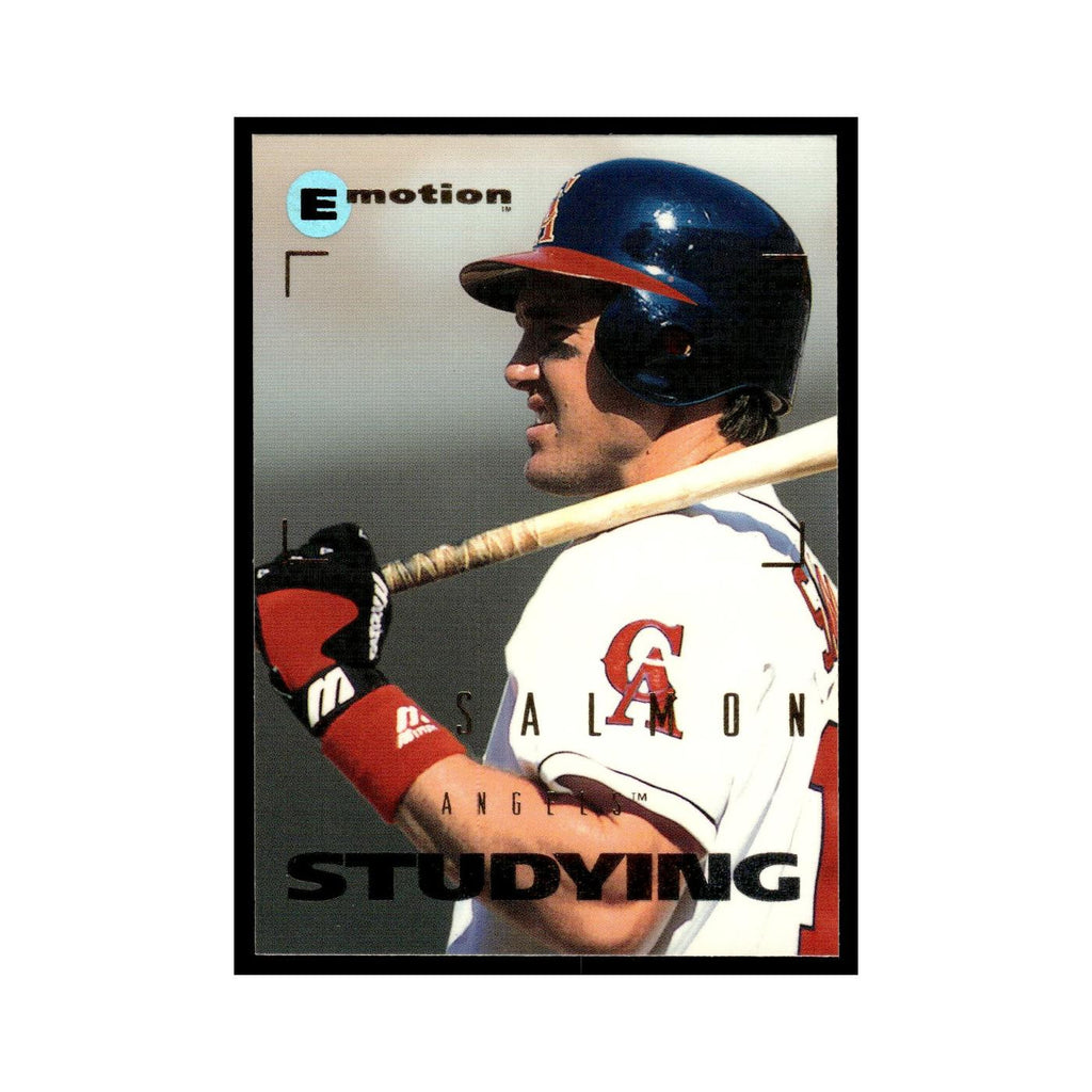 Tim Salmon 1995 SkyBox E-Motion #21 California Angels Baseball Card NM