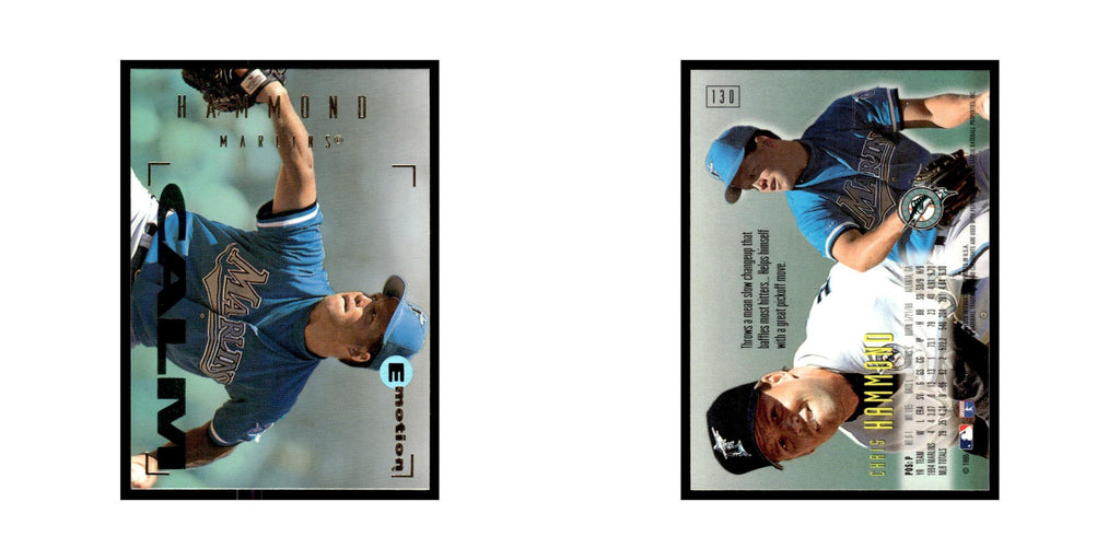 Chris Hammond 1995 SkyBox E-Motion #130 Florida Marlins Baseball Card NM
