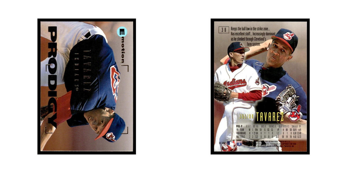 Julian Tavarez 1995 SkyBox E-Motion #38 Cleveland Indians Baseball Card NM