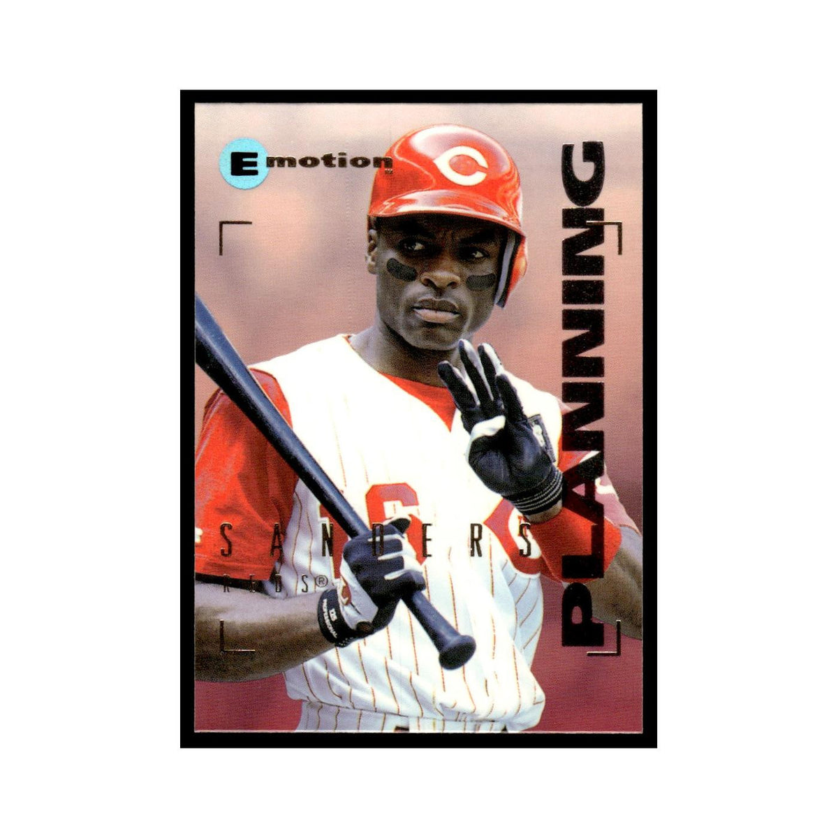 Reggie Sanders 1995 SkyBox E-Motion #119 Cincinnati Reds Baseball Card NM