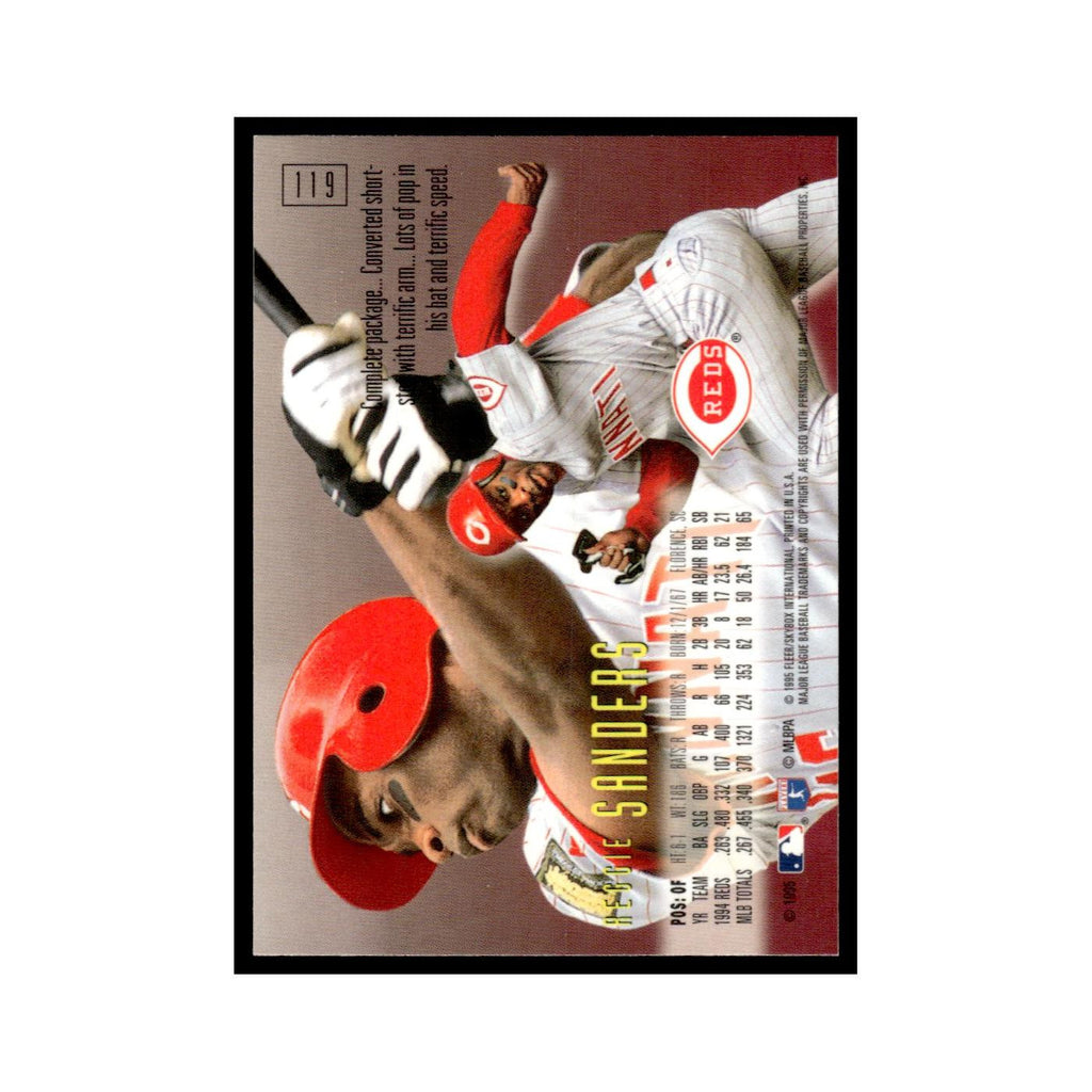 Reggie Sanders 1995 SkyBox E-Motion #119 Cincinnati Reds Baseball Card NM