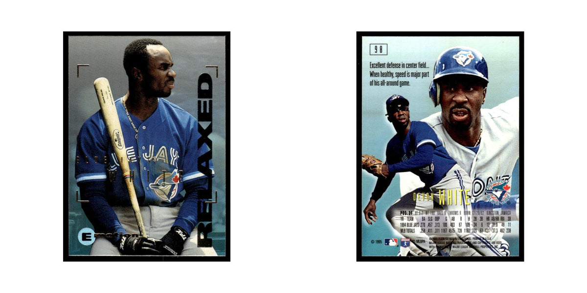 Devon White 1995 SkyBox E-Motion #98 Toronto Blue Jays Baseball Card NM