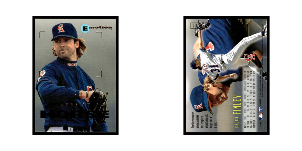 Chuck Finley 1995 SkyBox E-Motion #20 California Angels Baseball Card NM