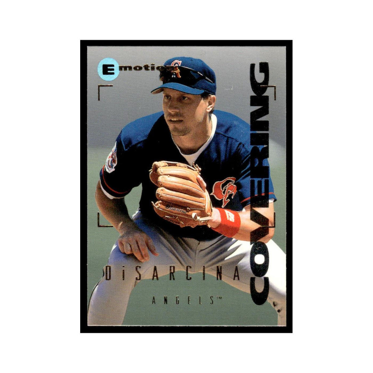 Gary DiSarcina 1995 SkyBox E-Motion #19 California Angels Baseball Card NM