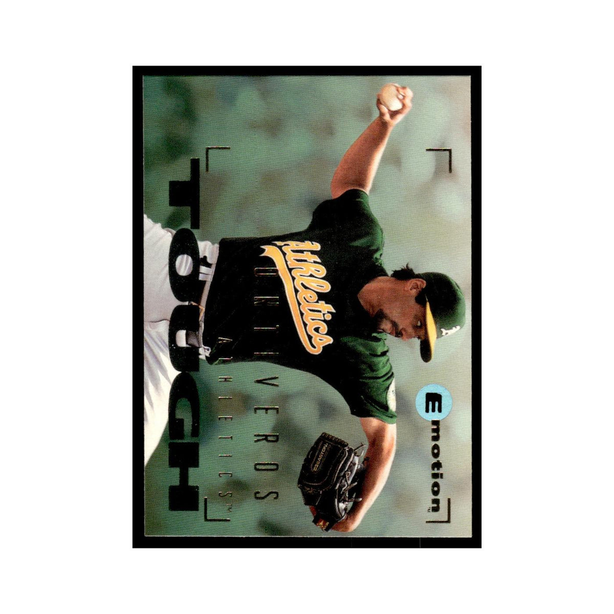 Steve Ontiveros 1995 SkyBox E-Motion #73 Oakland Athletics Baseball Card NM