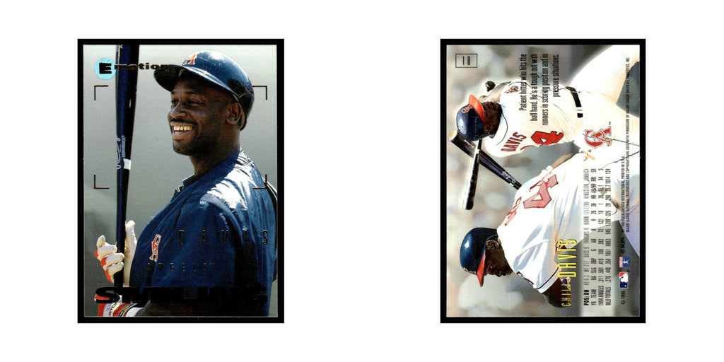 Chili Davis 1995 SkyBox E-Motion #18 California Angels Baseball Card NM