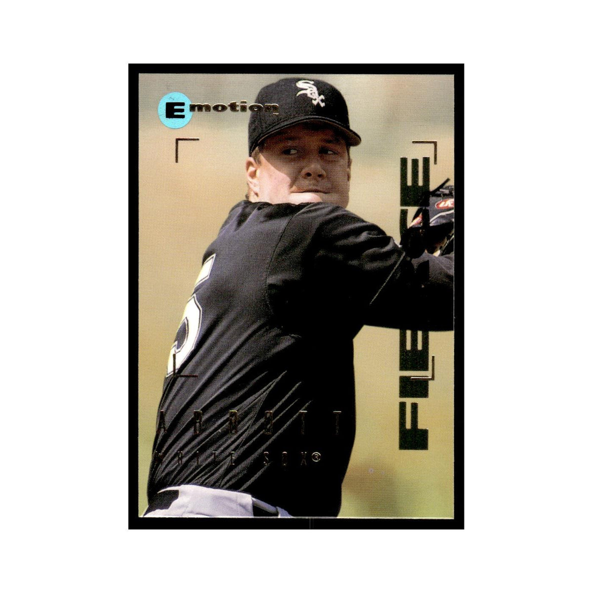 Jim Abbott 1995 SkyBox E-Motion #24 Chicago White Sox Baseball Card NM