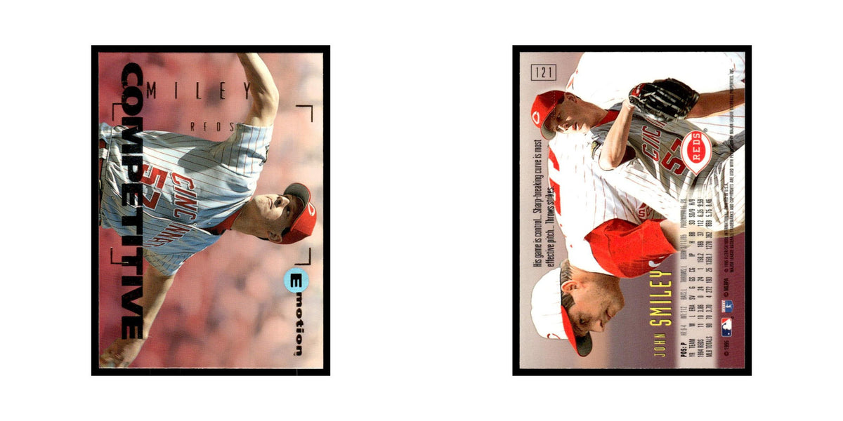 John Smiley 1995 SkyBox E-Motion #121 Cincinnati Reds Baseball Card NM