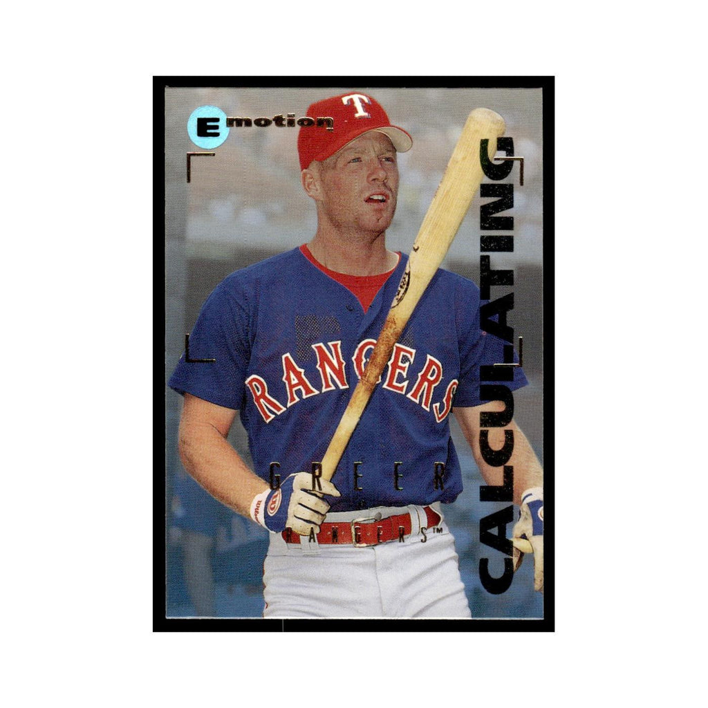 Rusty Greer 1995 SkyBox E-Motion #86 Texas Rangers Baseball Card NM