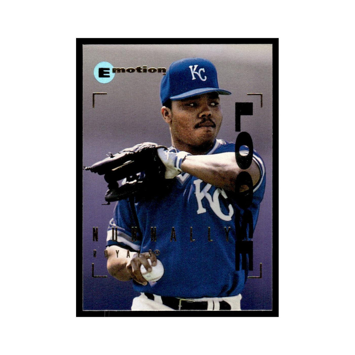 Jon Nunnally 1995 SkyBox E-Motion #51 Kansas City Royals Baseball Card NM