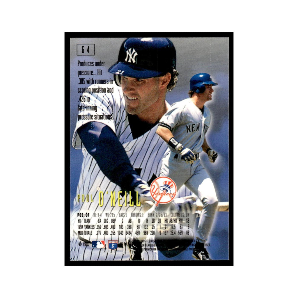 Paul O'Neill 1995 SkyBox E-Motion #64 New York Yankees Baseball Card NM