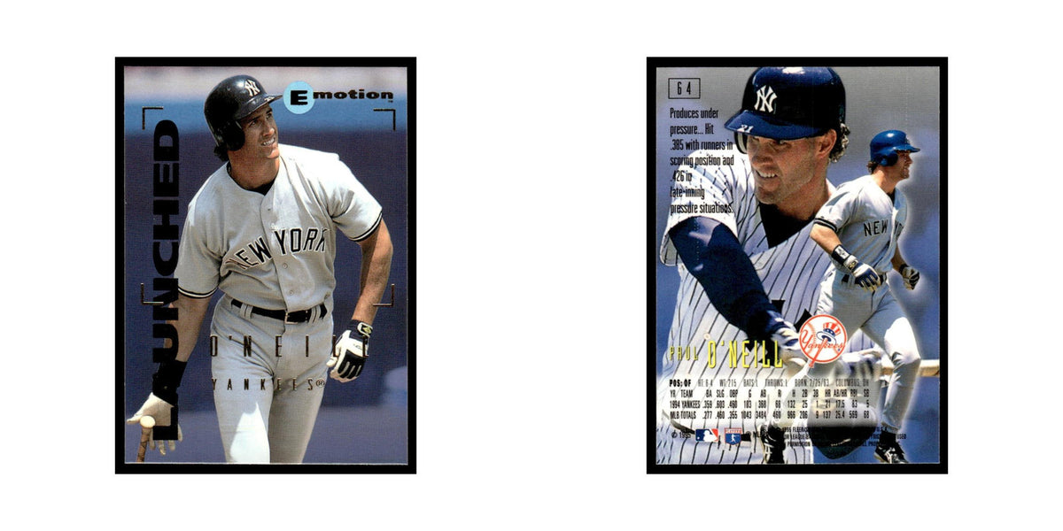 Paul O'Neill 1995 SkyBox E-Motion #64 New York Yankees Baseball Card NM