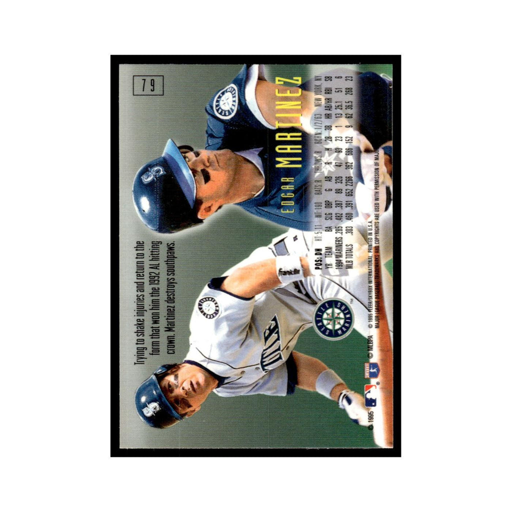 Edgar Martinez 1995 SkyBox E-Motion #79 Seattle Mariners Baseball Card NM