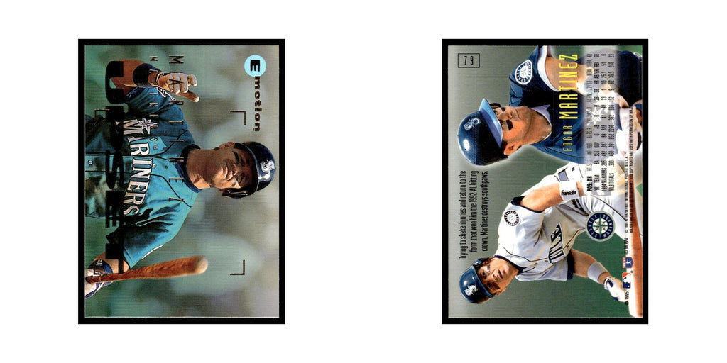 Edgar Martinez 1995 SkyBox E-Motion #79 Seattle Mariners Baseball Card NM