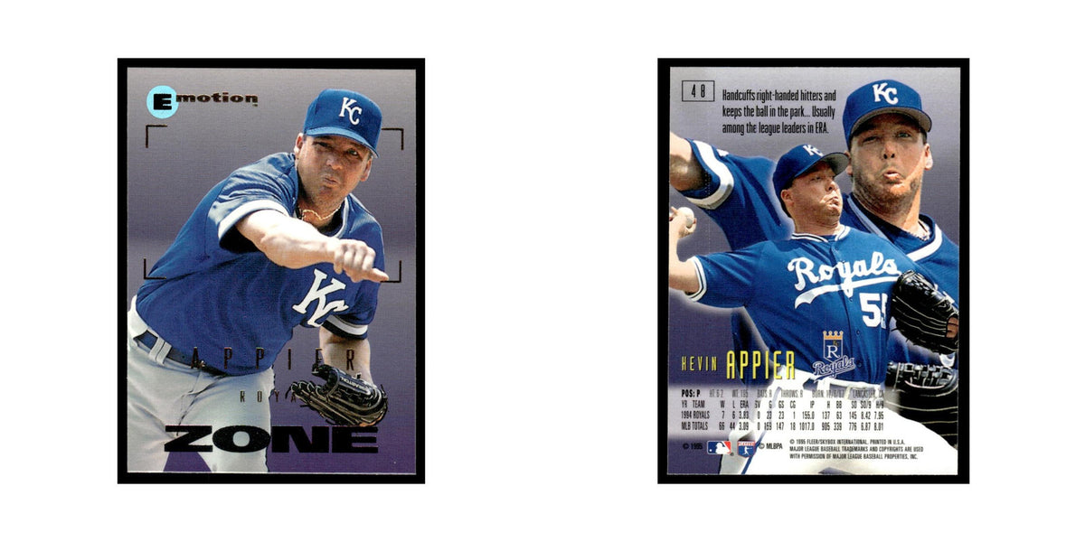 Kevin Appier 1995 SkyBox E-Motion #48 Kansas City Royals Baseball Card NM