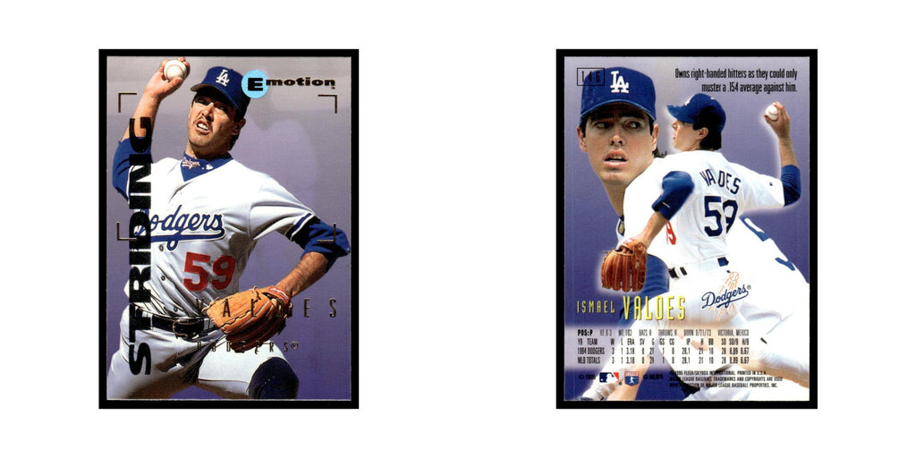 Ismael Valdes 1995 SkyBox E-Motion #146 Los Angeles Dodgers Baseball Card NM