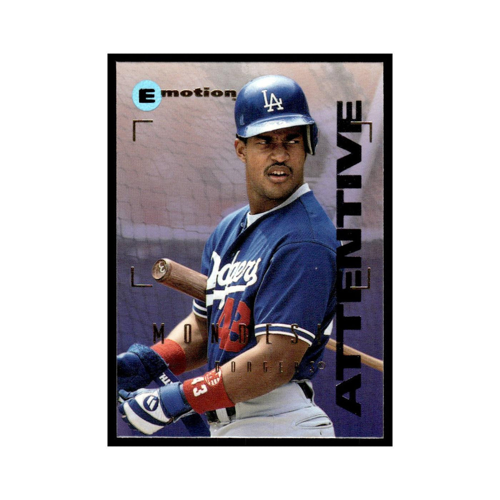 Raul Mondesi 1995 SkyBox E-Motion #143 Los Angeles Dodgers Baseball Card NM