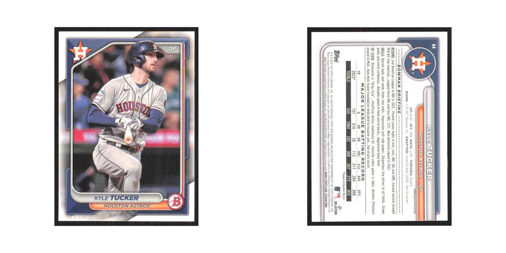 2024 Bowman Kyle Tucker Astros #64