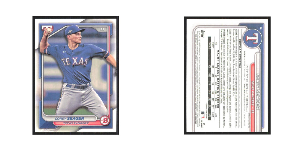 2024 Bowman Corey Seager Rangers #24