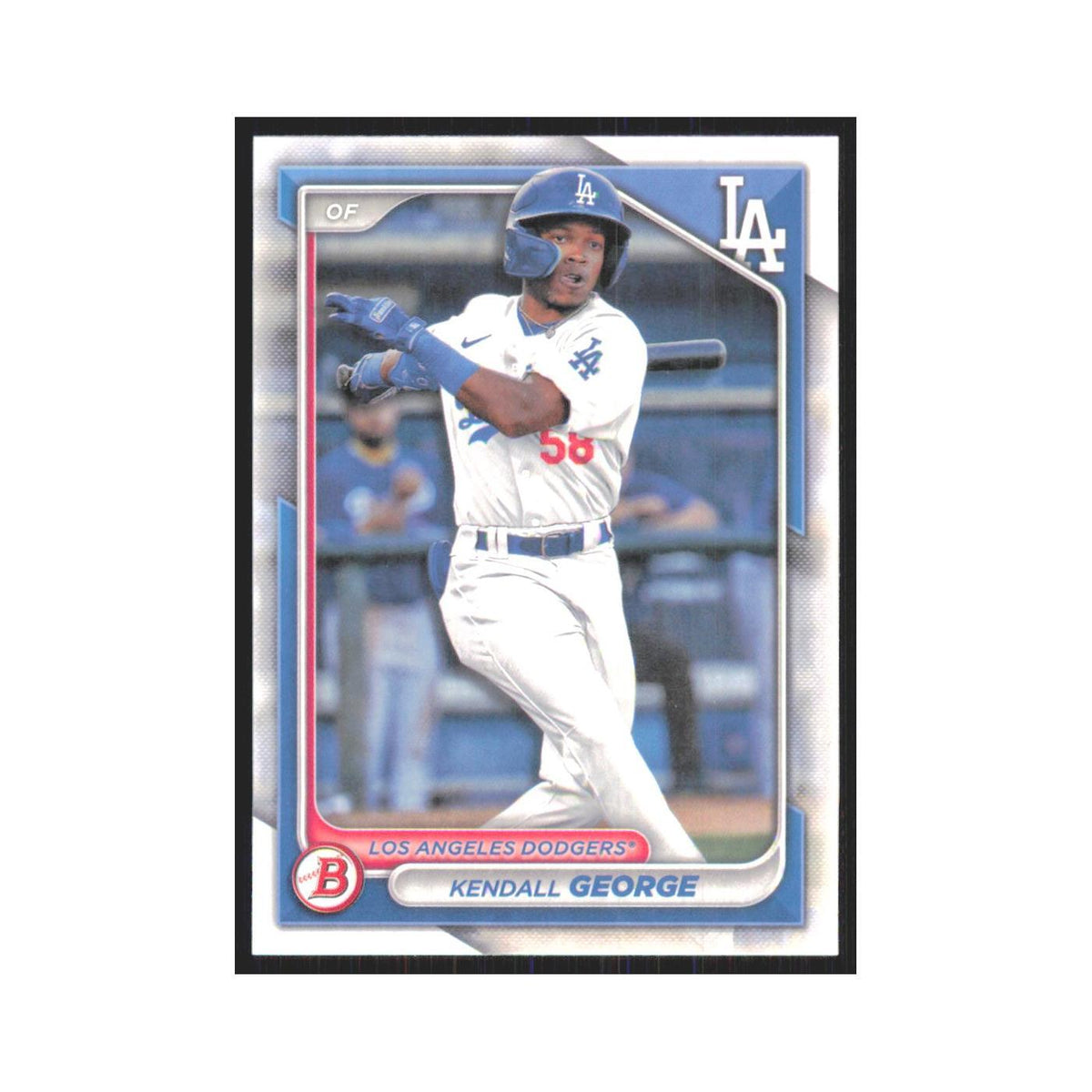 2024 Bowman Prospects Kendall George Dodgers #BP-58
