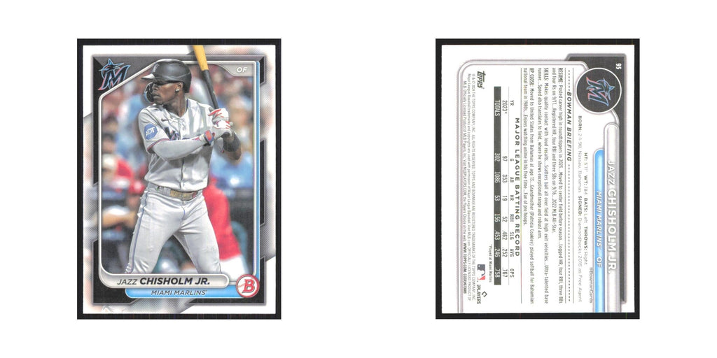 2024 Bowman Jazz Chisholm Jr. Marlins #95